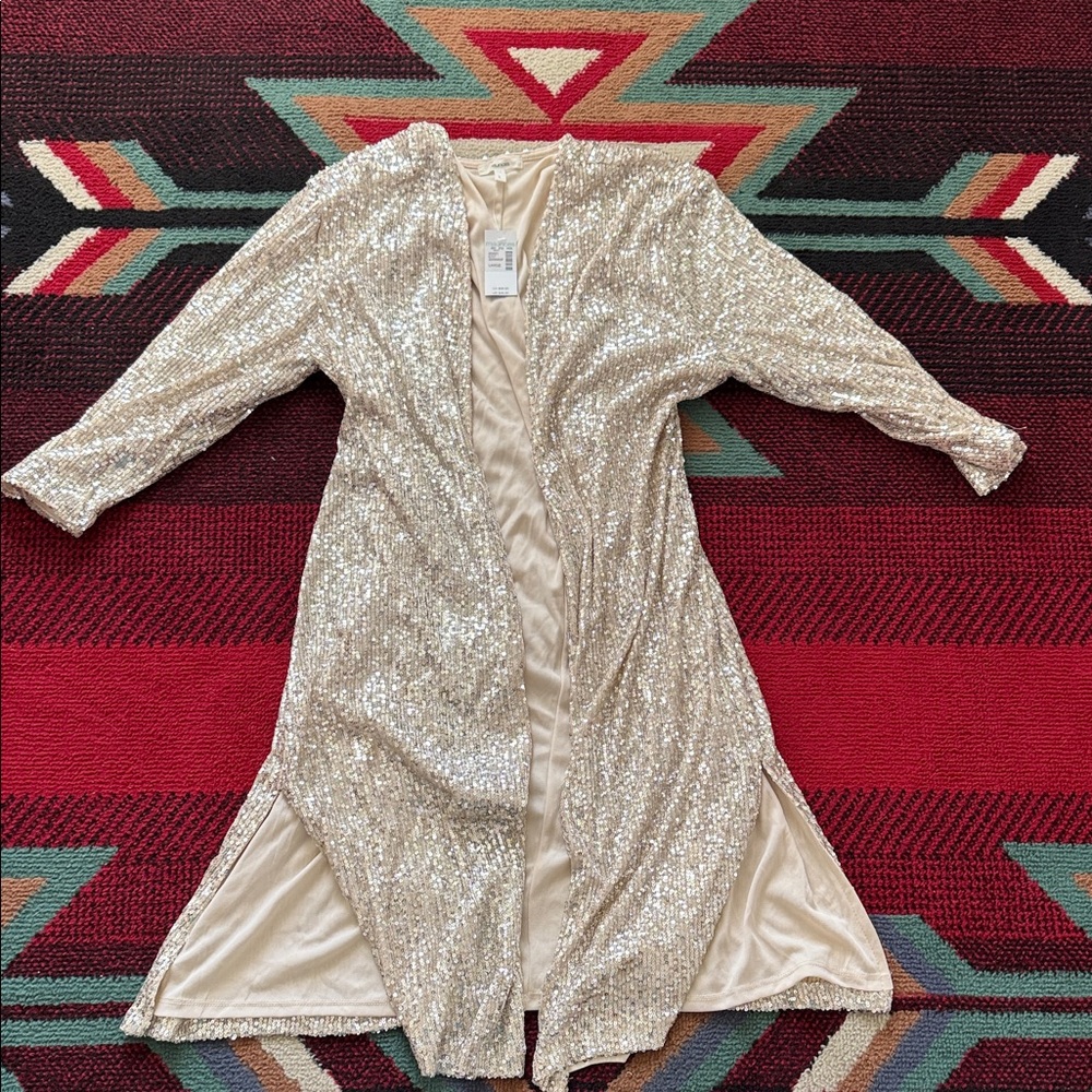 Maurices Gold Sequin Dress